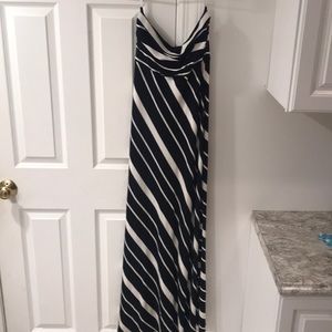 Blue and white striped dress from banana Republic